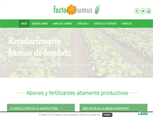 Tablet Screenshot of factorhumus.com